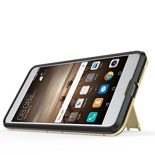 CHcase Huawei Mate 10 Funda, 2in1 Armadura Combinación A Prueba de Choques Heavy Duty Escudo Cáscara Dura PC + Suave TPU Silicona Rubber Case Cover con Soporte para Huawei Mate 10 -Gray