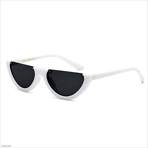 ChenYongPing Gafas de Sol para Mujer Gafas de Sol súper pequeñas de Media Luna de los años 90 Gafas de Sol pequeñas y con Estilo, pequeñas y clásicas para Conducir Pesca Golf Viajes al Aire Libre