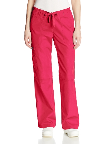 CHEROKEE - Pantalones médicos para Mujer Rosa Frambuesa XX-Small Chiquita