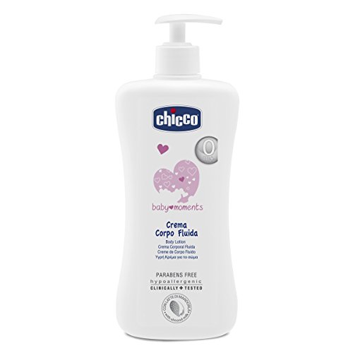 Chicco baby moments - Crema corporal fluida, 500 ml