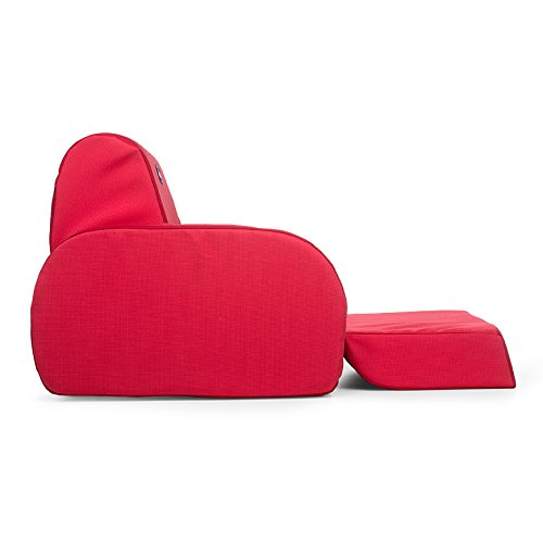 Chicco Twist - Sillón para niños, transformable y desenfundable, 3 posiciones diferentes, color rojo (Red)