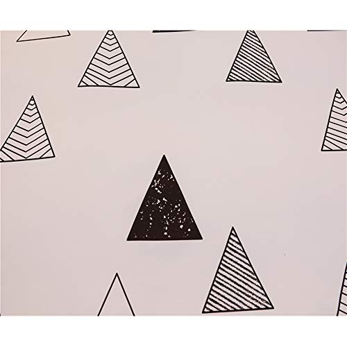 Chickwin Juego de Ropa de Cama 3 Piezas para Poliéster Funda de edredón 150 * 200/180 * 220/240 * 220cm Funda de Almohada 50 * 75cm Estilo Elegante (Cama 90cm (150 * 200cm),Triángulo)