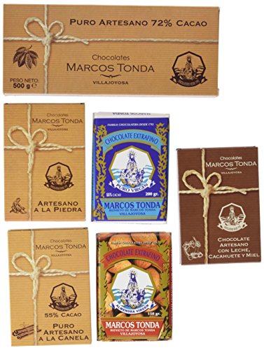 Chocolates Marcos Tonda Estuche Regalo Selección de Chocolate Artesanos - 1400 gr (SA2017)