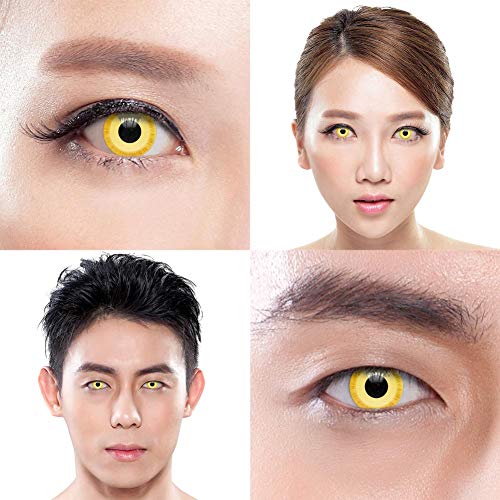 Chromaview Lentillas Amarillas de Na'vi de Avatar de 1 Día - Sin Graduación