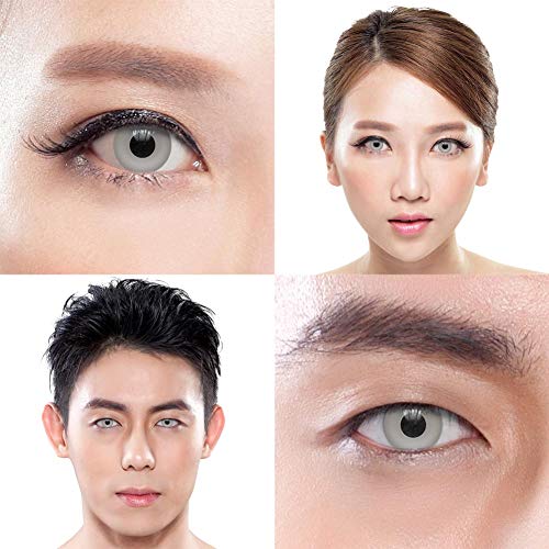 Chromaview Lentillas Grises de No Muerto Sin Graduación (30 Días)