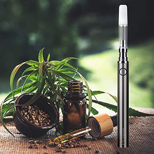 Ciberate E Cigarrillos Electrónicos Vaper Pen Starter Kit cbd Vaping Recarga de tanque de cartucho de cerámica para jugo Vape E E-Liquid CBD Aceite de cáñamo Vidrio eCig Vapor puro Sin nicotina
