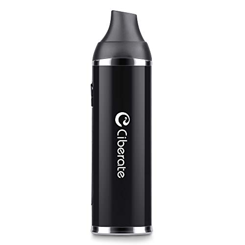 Ciberate Pluma de vaporizador de hierbas secas, cámara de cerámica grande, batería de 2200 mAh, configuración de control de temperatura Smart 5, vaporizador de hierbas portátil vapor puro sin nicotina
