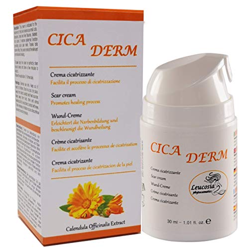 CicaDerm Crema cicatrizante. Ayuda a mejorar la curacion natural de la piel haciendo la cicatriz mas suave y elastica