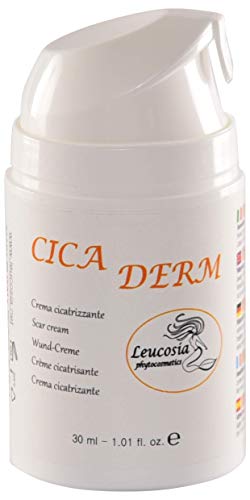 CicaDerm Crema cicatrizante. Ayuda a mejorar la curacion natural de la piel haciendo la cicatriz mas suave y elastica
