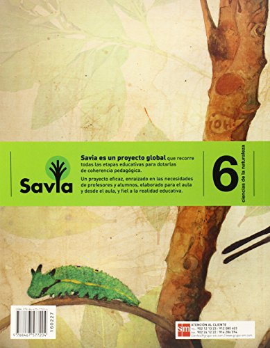 Ciencias de la naturaleza. 6 Primaria. Savia. Madrid - 9788467577204