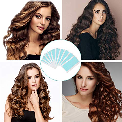 Cinta de Extensión de Pelo,Cintas Adhesivas de Extensiones,Hair Extensions Tape,Doble Cara Invisible Replacement Tape para Extensión de Cabello,Adhesivo Extra Strong,4 x 0.8 cm,120 Pieza