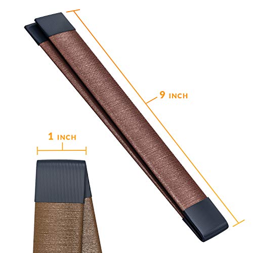 Cinta para Hacer Moños, Hair Bun, para Mujeres, Enrollado del Pelo Estilo Francés, por Andlane (1 marrón, 1 marrón claro)