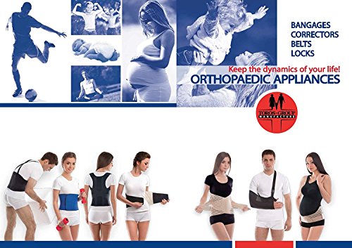 Cinturón ergonómico para hernia umbilical (nuevo modelo); faja de sujeción abdominal Medium Negro