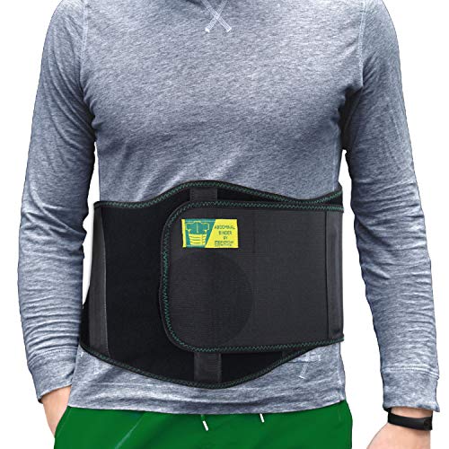 Cinturón Ergonómico para Hernia Umbilical por Everyday Medical I Faja Abdominal para Soporte de Hernias Ombligo con Almohadilla de Compresión I Soporte para Hernia Ventral para Hombres y Mujeres-L/XXL