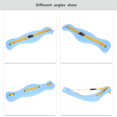 Cinturón Flotante de natación, Cinturón de Nylon Flotante de Entrenamiento de natación Inclinado, Cintura de Seguridad Flotante Ajustable Aparejo de Soporte Lumbar de natación para niños Adultos