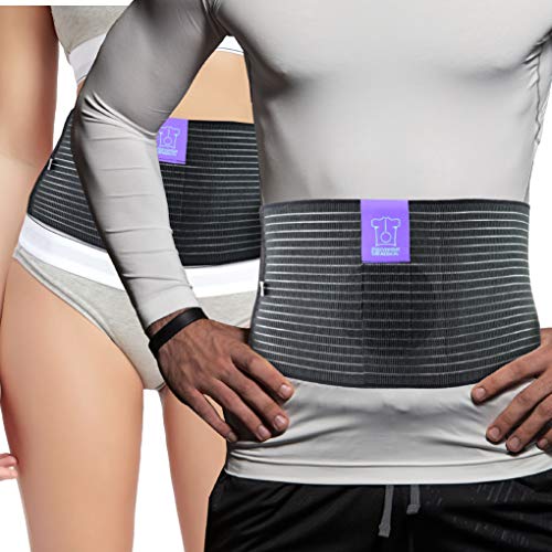 Cinturón para Hernia Umbilical por Everyday Medical I Faja Abdominal para el Soporte de Hernia de Ombligo con Almohadilla de Compresión I Soporte para Hernia Ventral para Hombre y Mujer I S/M