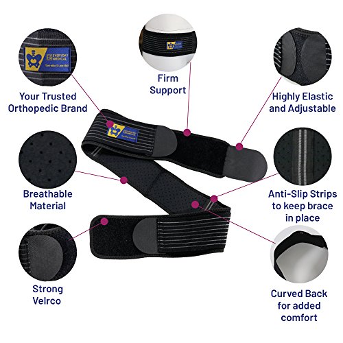 Cinturón Sacro ilíaco I Faja Transpirable, Antideslizante para las Articulaciones SI I Alivia la Inflamación de la Ciática, la Cadera, la Pelvis, eL lumbar, las Piernas y Reduce la Inflamación -S/M