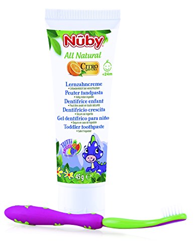 Citroganix CG18045 - Pasta de dientes para niños y cepillo de dientes
