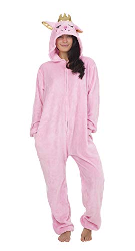 CityComfort Pijamas Enteros de Animales Mujer de Una Pieza Suaves, Disfraz Halloween Mujer Unicornio Gato Búho, Pijama Mono Entero Manga Larga Capucha, Regalos para Chicas (S, Gato de la Reina)