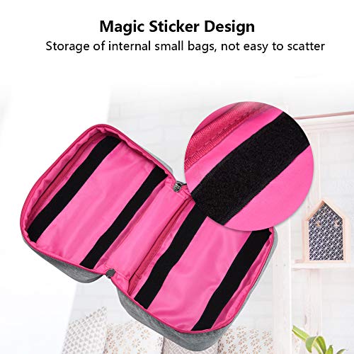 Cizen Neceser Maquillaje, Impermeable Maquillaje Bolsa Organizador para Viaje Casero de Mujeres, Adecuado para Guardar Cosméticos, Artículos de Tocador, Otros Artículos Pequeños(Gris)