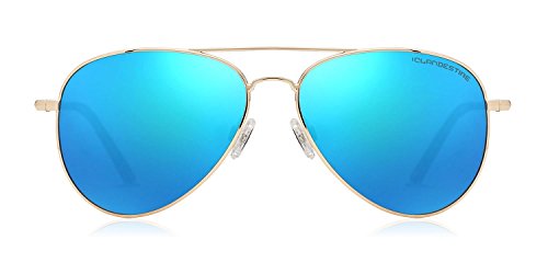 CLANDESTINE A10 Light Blue by Elsa Pataky - Gafas de Sol Nylon HD Hombre & Mujer