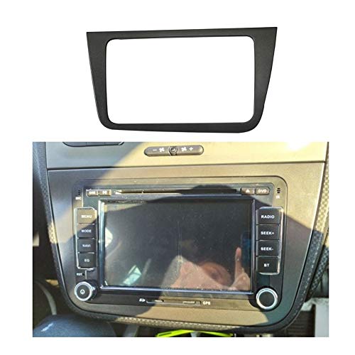 Claral Doble DIN Car Radio Fascia for los Seat Altea 2004+ Toledo 2004-2009 estéreo Dash Panel de instalación Marco de Montaje Kit de Acabado Claral