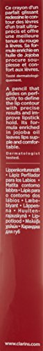 Clarins Crayon Á Lévres - Lápiz de labios, color 02-nude beige, 1,2 gr