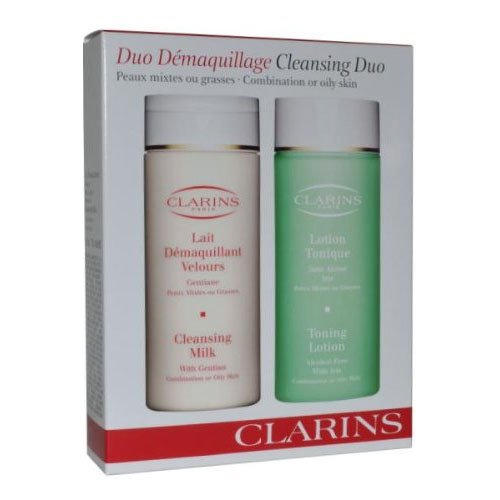 Clarins limpieza y tonificación Duo para combinación o piel grasa – 200 ml cada uno)
