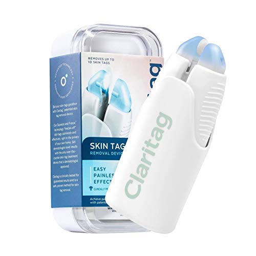 Claritag - Dispositivo para la eliminación de acrocordones - Tecnología «presiona y congela» - Set para 10 tratamientos caseros