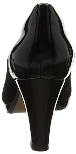 Clarks Chorus Carol, Zapatos de Tacón para Niñas, Negro (Black Combi), 35.5 EU