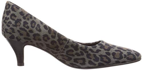 Clarks Linvale Jerica, Zapatos de tacón con Punta Cerrada para Mujer, Leopard PRT Comb Leopard PRT Comb, 39 EU