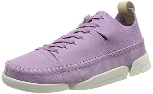 Clarks Trigenic Flex, Zapatillas para Mujer, Beige Lavender Nvbk Lavender Nvbk, 37 EU