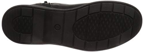 Clarks Un Elda Lo, Botas Slouch para Mujer, Negro (Black Combi Black Combi), 41 EU