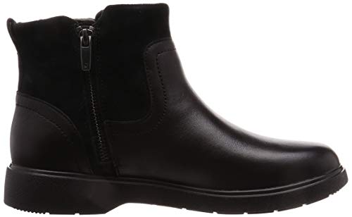 Clarks Un Elda Lo, Botas Slouch para Mujer, Negro (Black Combi Black Combi), 41 EU