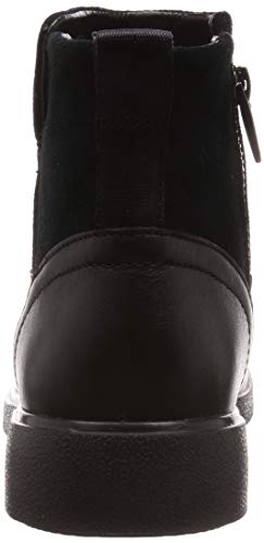 Clarks Un Elda Lo, Botas Slouch para Mujer, Negro (Black Combi Black Combi), 41 EU