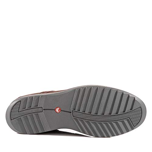 Clarks Un Geo Lace, Zapatos de Cordones Derby para Hombre, Marrón (Dark Brown Nubuck), 42.5 EU