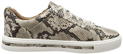 Clarks Un Maui Lace, Zapatillas para Mujer, Multicolor (Natural Snake Natural Snake), 39 EU