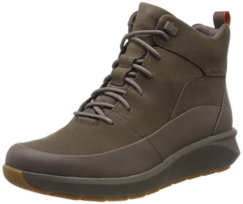 Clarks Un Venturehi, Botines para Mujer, Gris (Taupe Combi Taupe Combi), 41 EU