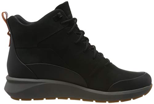 Clarks Un Venturehi, Botines para Mujer, Negro (Black Combi Black Combi), 39.5 EU