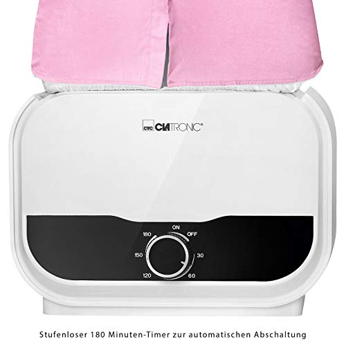 Clatronic HBB 3734 - Percha para Camisas, Blusas y Pantalones, función 2 en 1, Secado y Planchado en un Paso, Temporizador de 180 Minutos, 1200 W, Cuerpo de Globo de Talla única (XS-S-M-L-XL-XXL)