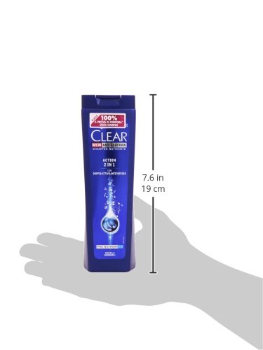 Clear – Champú anticaspa, cutículas para hombre, Cabello normal – 250 ml