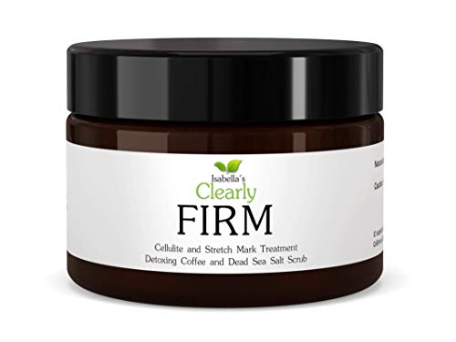 Clearly FIRM, Exfoliante para el Cuerpo con Café y Sal del Mar Muerto Reduce la Celulitis y las Estrías. 100% Café Arábica Orgánico y Aceites ricos en Antioxidantes que Desintoxican y Nutren la Piel