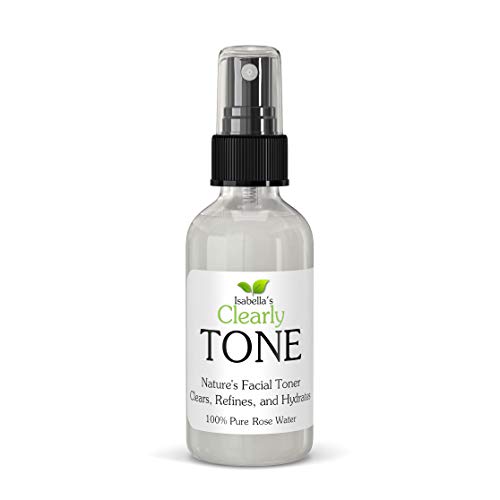 Clearly TONE - Mist Tónico de Agua Pura de Rosas. Minimizador de Poros. 100% Natural, Sin Alcohol, Sin Preservatives. Para Todo Tipo de Piel.