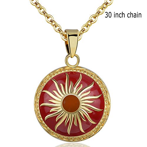 CLEARNICE Harmony Ball Sunshine Collar Chime Ball Campana Materna Campana Campana Campana Fetal Prenatal con Caja De Joyería