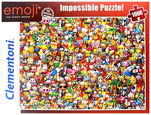 Clementoni-39388 Emoji Puzzle 1000 Piezas (39388)