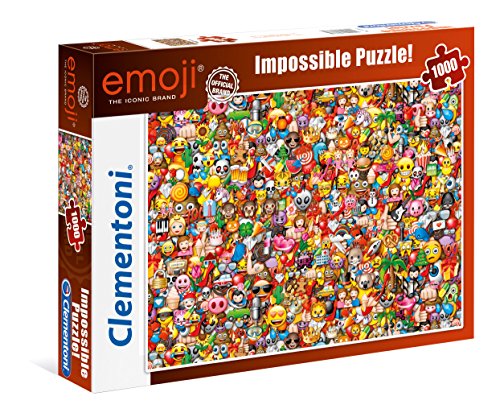 Clementoni-39388 Emoji Puzzle 1000 Piezas (39388)