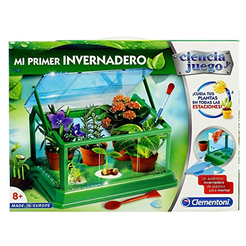 Clementoni- Juego Mi Primer Invernadero +8años 35x26 (55214)