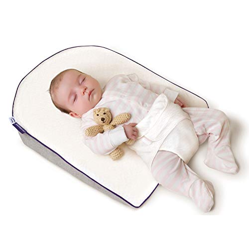 Clevamama ClevaFoam Cuña Antireflujos - Cojín Antivuelco con Arnés