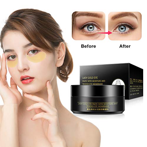 clifcragrocL Máscara ácido hialurónico círculos Oscuros Ojos de eliminación de líneas Finas hidratante de Ojos máscara de la máscara de Ojos hidratante