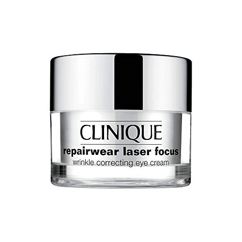 Clinique Repair Wear Laser Focus - Crema reparadora antiarrugas, contorno de ojos,15 ml